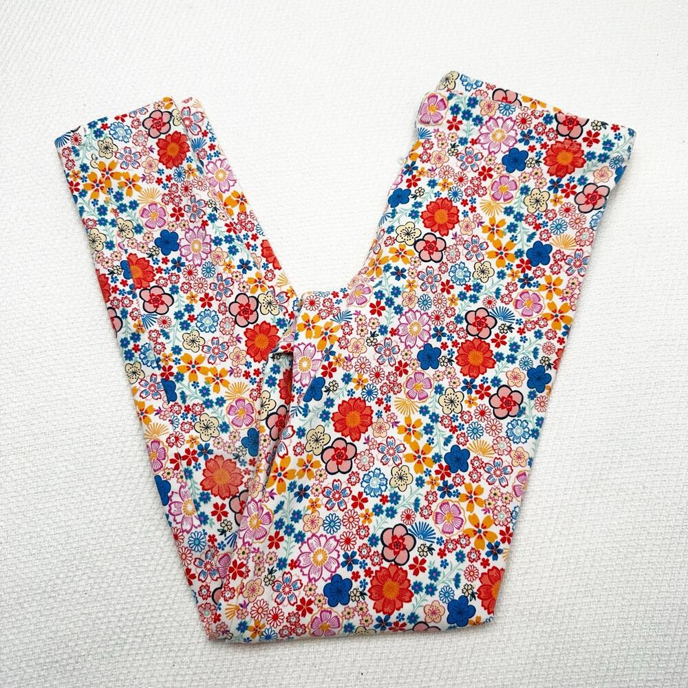 Tea Collection Ditsy Sakura Floral leggings size 10